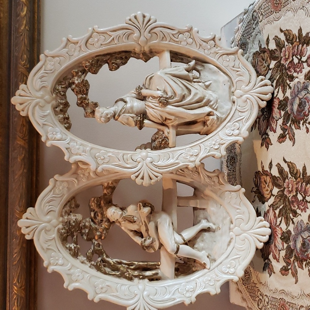 Shabby Chic Victorian Wall Plaques